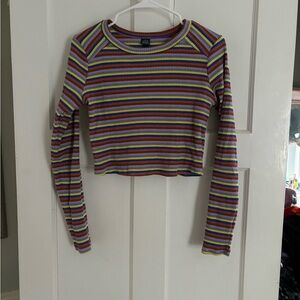 Wild Fable Colorful Striped Knit Top